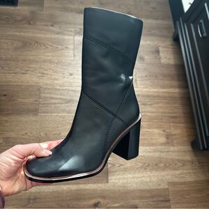 Franco Sarto Black Heeled Boots